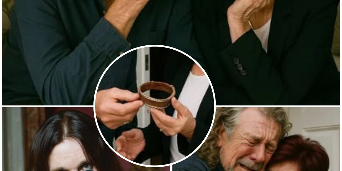 One rainy afternoon on the outskirts of London, Sharon Osbourne sat silently on the sofa, the house now eerily quiet after Ozzy’s passing. Suddenly, the doorbell rang. Robert Plant — the Led Zeppelin legend and Ozzy’s longtime friend…