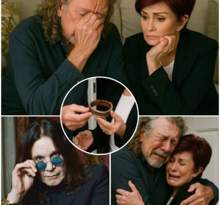 One rainy afternoon on the outskirts of London, Sharon Osbourne sat silently on the sofa, the house now eerily quiet after Ozzy’s passing. Suddenly, the doorbell rang. Robert Plant — the Led Zeppelin legend and Ozzy’s longtime friend…