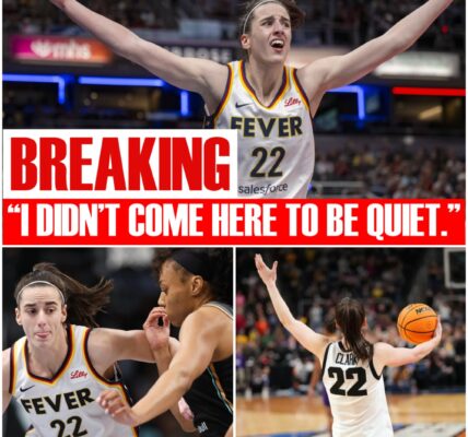 “I DIDN’T COME HERE TO BE QUIET.” – Caitlin Clark’s Defiant Stand That Shook the WNBA