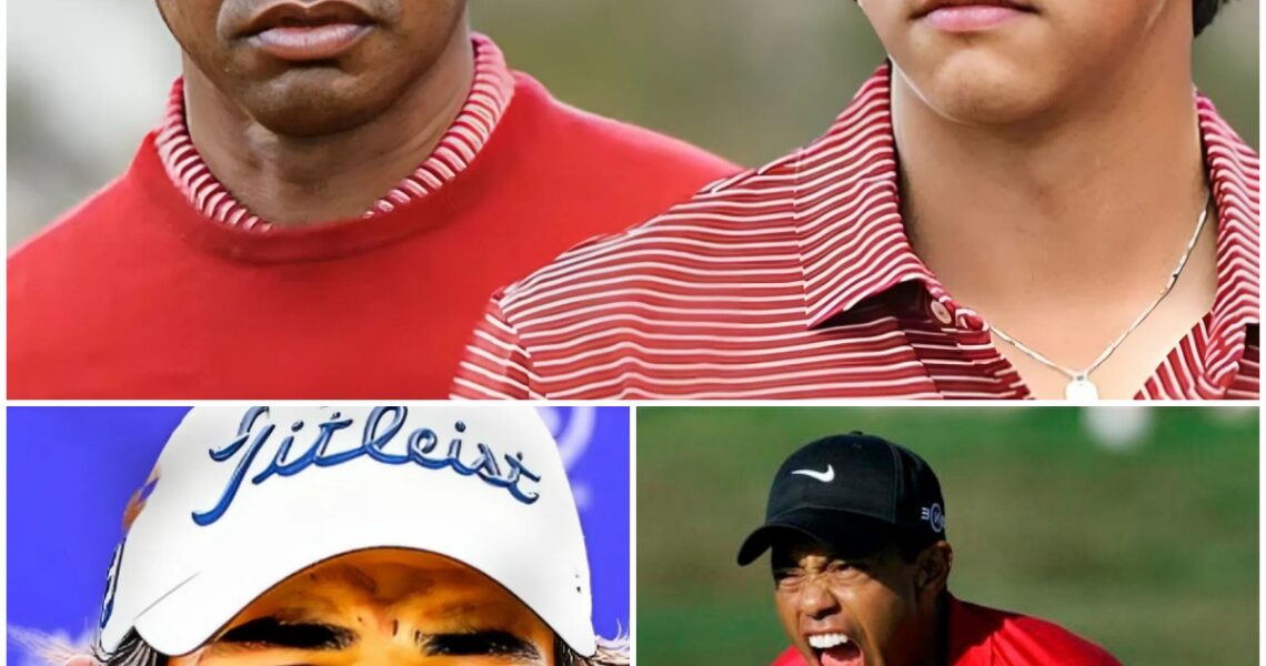 **SHOCK ON THE GOLF COURSE!** Charlie Woods has been officially eliminated from the tournament — but the real jaw-dropper came moments later, when Tiger Woods *silently turned his back and walked away* without saying a single word. The crowd froze. Gasps echoed across the green. What just happened? No one expected *this* emotional twist in the father-son journey that had inspired millions. Is this the end of an era — or the beginning of a deeper rift?
