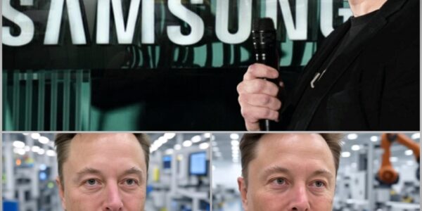 🚨 BREAKING: Elon Musk Partners with Samsung to Launch Revolutionary AI Chip — A Bold Leap for Tesla’s Future. powerhouse alliance that could redefine InTesla is partnering with Samsung to develop anext- at a new mega-fact The deal marks a strategic and pote, as Tesla ramps up its push to dominate