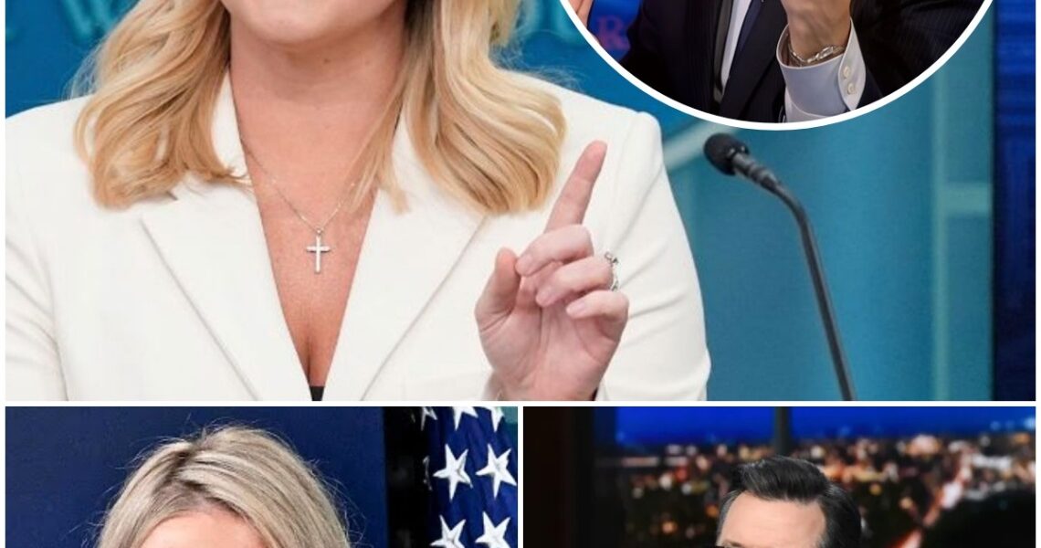 The Night Karoline Leavitt Walked Into a Studio — And Walked Out a Meme