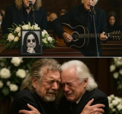 It Was The Kind Of Moment That Felt Frozen In Time — Robert Plant And Jimmy Page, Two Legends Of Led Zeppelin, Standing Side By Side Once Again, But This Time Not For Their Own Glory,…