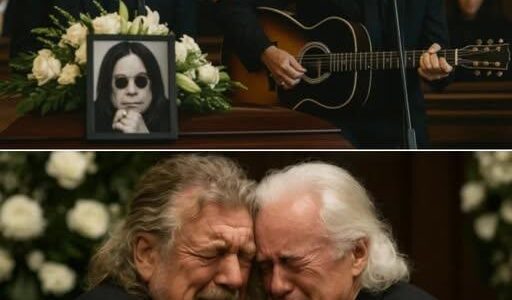 It Was The Kind Of Moment That Felt Frozen In Time — Robert Plant And Jimmy Page, Two Legends Of Led Zeppelin, Standing Side By Side Once Again, But This Time Not For Their Own Glory,…
