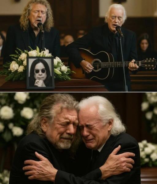 It Was The Kind Of Moment That Felt Frozen In Time — Robert Plant And Jimmy Page, Two Legends Of Led Zeppelin, Standing Side By Side Once Again, But This Time Not For Their Own Glory,…