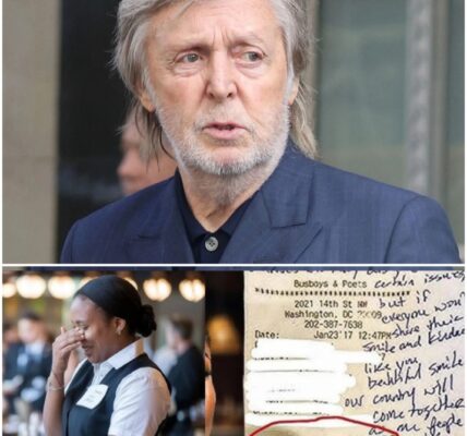 Waitress Sees Paul McCartney’s Check, Reads the Note, and Bursts into Tears: A Life-Changing Moment