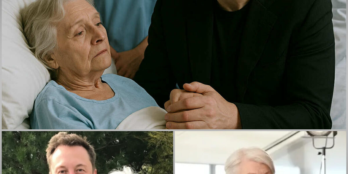 “Elon Musk Collapses at Mother's Bedside – Mrs. Maye Musk at 77 Years Old Suffers From Cancer...