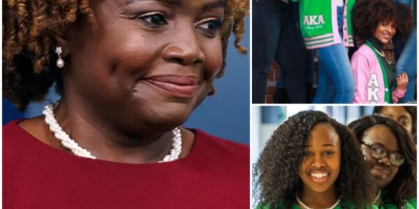 Honor in the Shadows: Karine Jean-Pierre’s Controversial Sorority Induction Sparks National Uproar