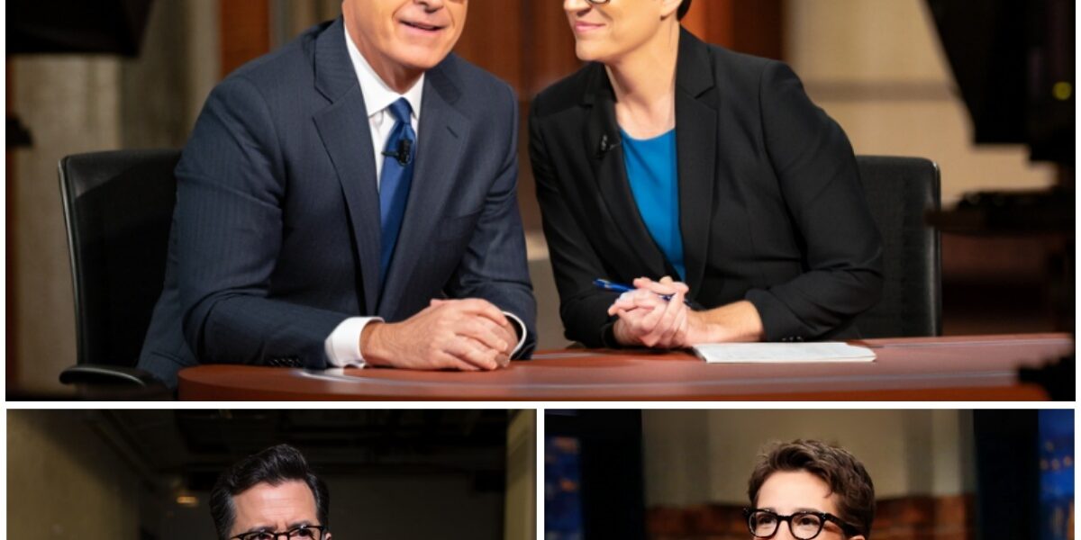“Is This Real?” — Rumors Swirl That Stephen Colbert and Rachel Maddow Are Quietly Building the Most Unexpected Late-Night Comeback in TV History