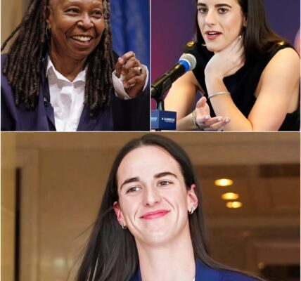 🔥 “SHE’S JUST A BASKETBALL PLAYER.” That’s all Whoopi Goldberg had to say—before Caitlin Clark turned the studio into a pressure cooker of truth.