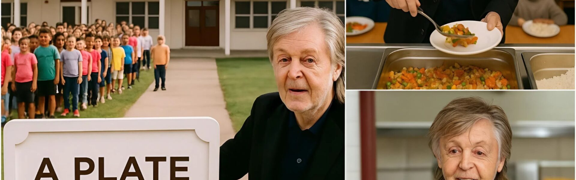 🌟 Amazing! Paul McCartney Builds Free Canteen for 1,200 Orphans — His Act of Kindness and Heartfelt Words Leave an Entire School in Tears 💖