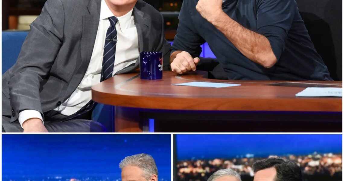 “CBS STILL DOESN’T KNOW.” Jon Stewart Met With Colbert in Total Silence After the Show Was Canceled — And What Happened Behind That Door Could Be the Beginning of Something CBS Can’t Contain.