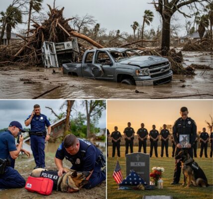 He Was the Last of His Kind — The Final K9 Hero from a Mission That Marked Texas Forever. After Years of Loyalty, One Last Salute, and a Crowd Fighting Back Tears, Rex Was Gently Laid to Rest.