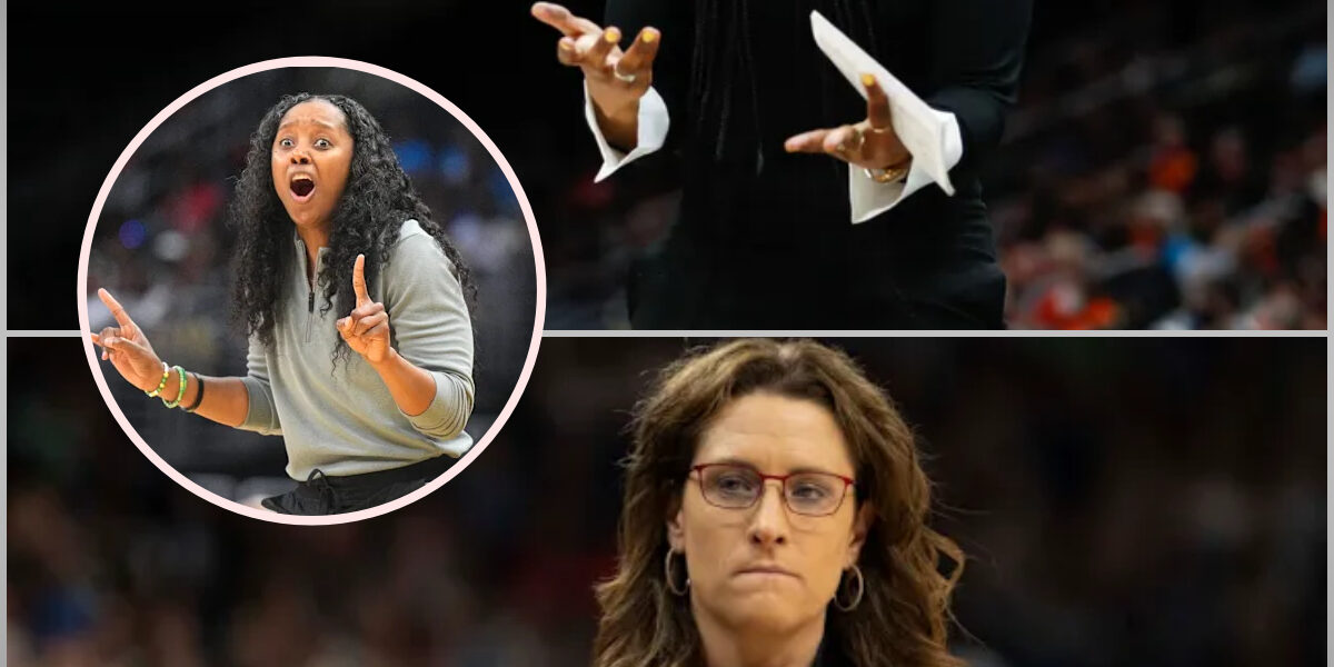 BREAKING: Coach Noelle Quinn alleges and presents evidence that Stephanie White paid $350,000 to a group of referees to gain an advantage in a game against the Seattle Storm "they were in cahoots with a bunch of trash referees"