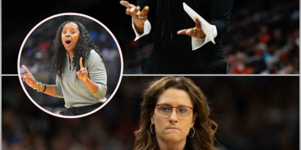 BREAKING: Coach Noelle Quinn alleges and presents evidence that Stephanie White paid $350,000 to a group of referees to gain an advantage in a game against the Seattle Storm "they were in cahoots with a bunch of trash referees"