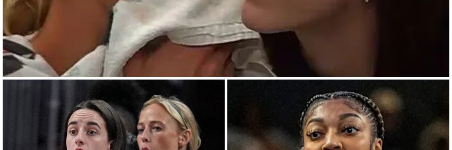 The Whisper That Stole the Spotlight: Caitlin Clark, Angel Reese, and Sophie Cunningham's Dramatic Moment During Fever-Wings Game