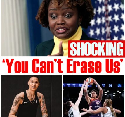 SHOCKING: Brittney Griner Targeted in WNBA Gender Policy Leak — Karine Jean-Pierre’s Blistering Response Shuts Down the Room