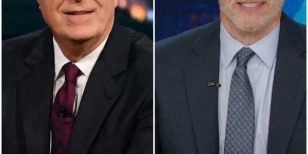 The Secret Whisper That Could Bring CBS to Its Knees: Colbert’s Shocking Words to Stewart