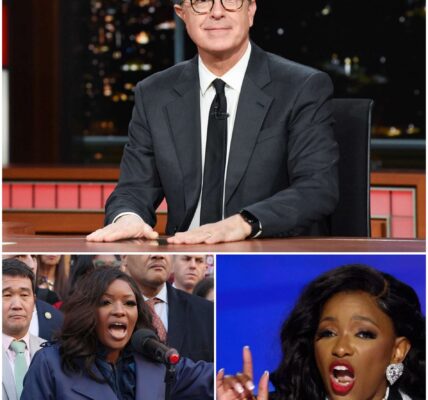 “CBS, You Fumbled a Legend!” — Stephen Colbert & Jasmine Crockett Set Late-Night TV on Fire with Explosive New Show