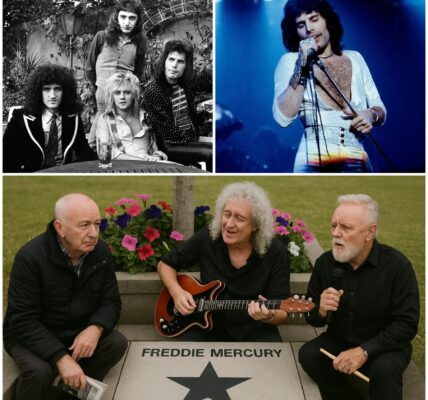 Queen Members Pay Tribute to Freddie Mercury: A Heartfelt Visit to His Grave