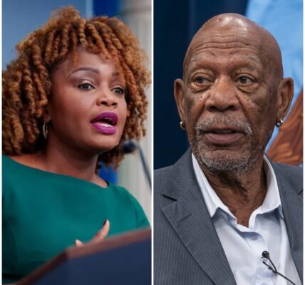 SHOCKING LIVE TV MOMENT: Morgan Freeman PUBLICLY EDUCATES Karine Jean-Pierre in Viral Debate on Race — What Happened Off-Camera Left America Speechless