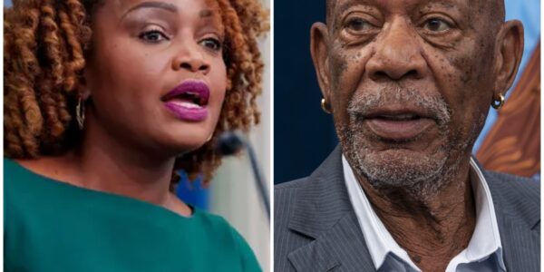 SHOCKING LIVE TV MOMENT: Morgan Freeman PUBLICLY EDUCATES Karine Jean-Pierre in Viral Debate on Race — What Happened Off-Camera Left America Speechless