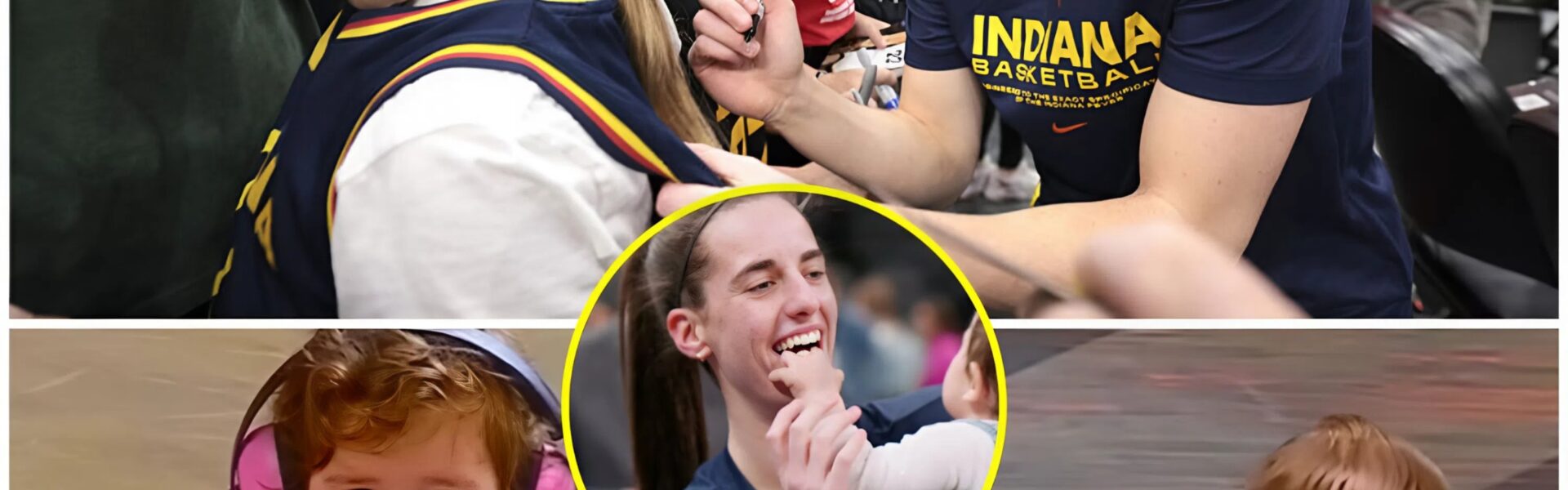 Caitlyn Clark and the Baby Race: A Halftime Moment That Stole the Show