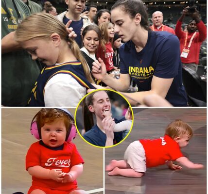 Caitlyn Clark and the Baby Race: A Halftime Moment That Stole the Show