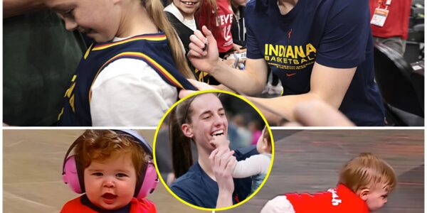 Caitlyn Clark and the Baby Race: A Halftime Moment That Stole the Show