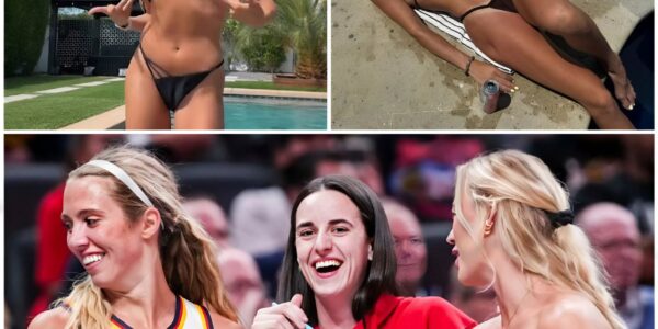HOT PHOTO: Fever’s Sophie Cunningham and Lexie Hull turn heads with their toned abs in tiny bikinis