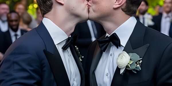 🚨BREAKING: Elon Musk and Mark Zuckerberg Tie the Knot in Surprise Secret Wedding – Internet Erupts Over Viral Kiss Photo!