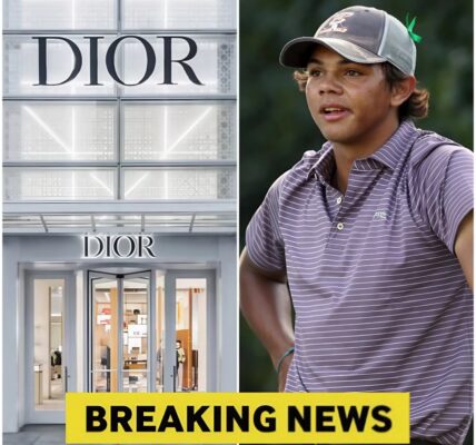 BREAKING: DIOR employee teased a casually dressed boy and stopped him at the door — 48 hours later, they were shocked to discover it was none other than golf legend Tiger Woods' son Charlie Woods. He was just buying his mother something she wanted, but now the entire internet is reacting to the employee's attitude! Never judge a man by his clothes...