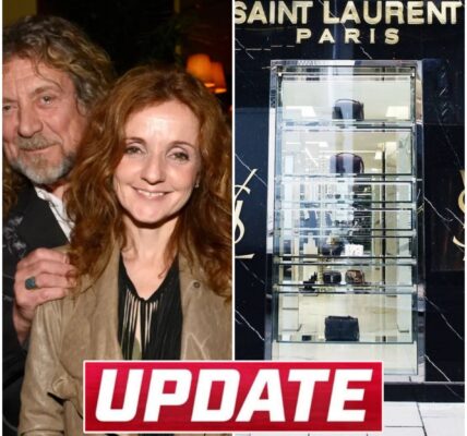 Wife of Rock Legend Robert Plant at the Center of Controversy After Incident at Saint Laurent Boutique