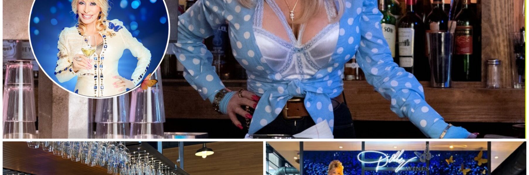 Dolly Parton has opened a swanky wine bar in Nashville's culinary hub, where you can enjoy her wines in a magical space with dim blue lighting and a giant image of the "country music icon." What's the secret behind Dolly's success beyond the music industry?