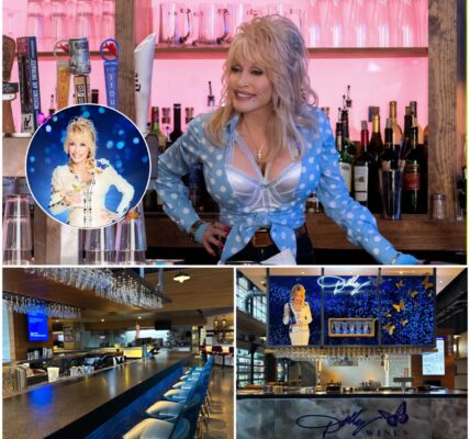 Dolly Parton has opened a dazzling wine bar in Nashville’s Assembly Food Hall, where fans will be enchanted by her unique wine selection. From Chardonnay to sparkling wine, you’ll be captivated by the cozy space, the magical blue lights, and the giant Dolly. But this is just the beginning of her multi-industry empire! What secrets await you at the brand-new Dolly Wines?