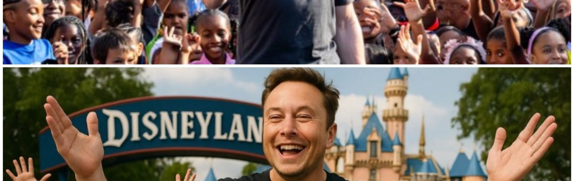 BREAKING: Elon Musk Funds Dream Disneyland Adventure for 1,000 Underprivileged Kids