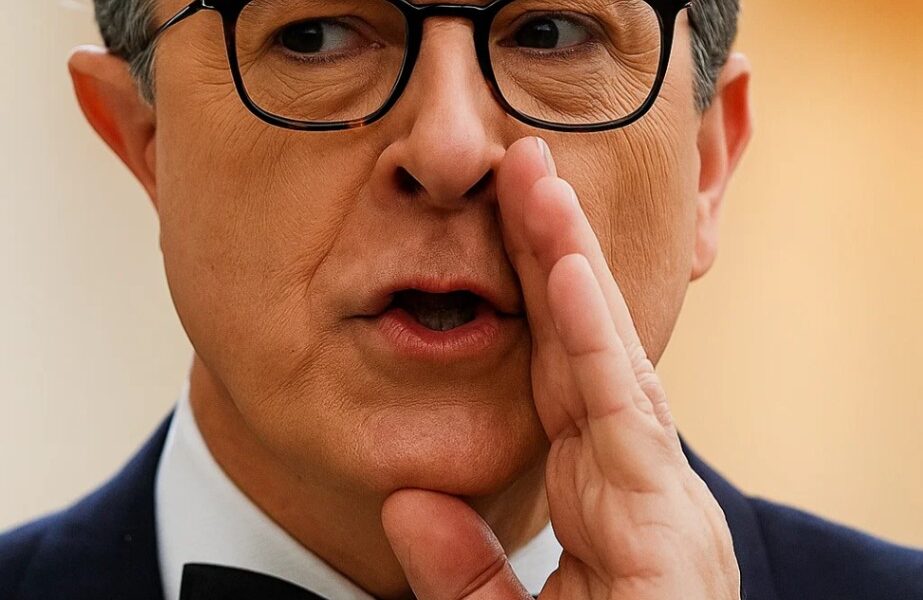 Stephen Colbert opted for something more powerful: silence