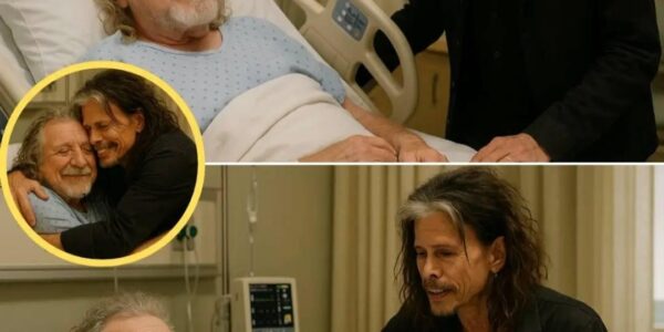 Robert Plant Collapses at Glastonbury — Steven Tyler’s Emotional Visit Leaves Fans in Tears. Is the voice of Led Zeppelin gone forever