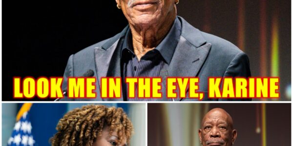 “LOOK ME IN THE EYE, KARINE” — Morgan Freeman Silences Karine Jean-Pierre With One Devastating Line That Left the Studio Frozen