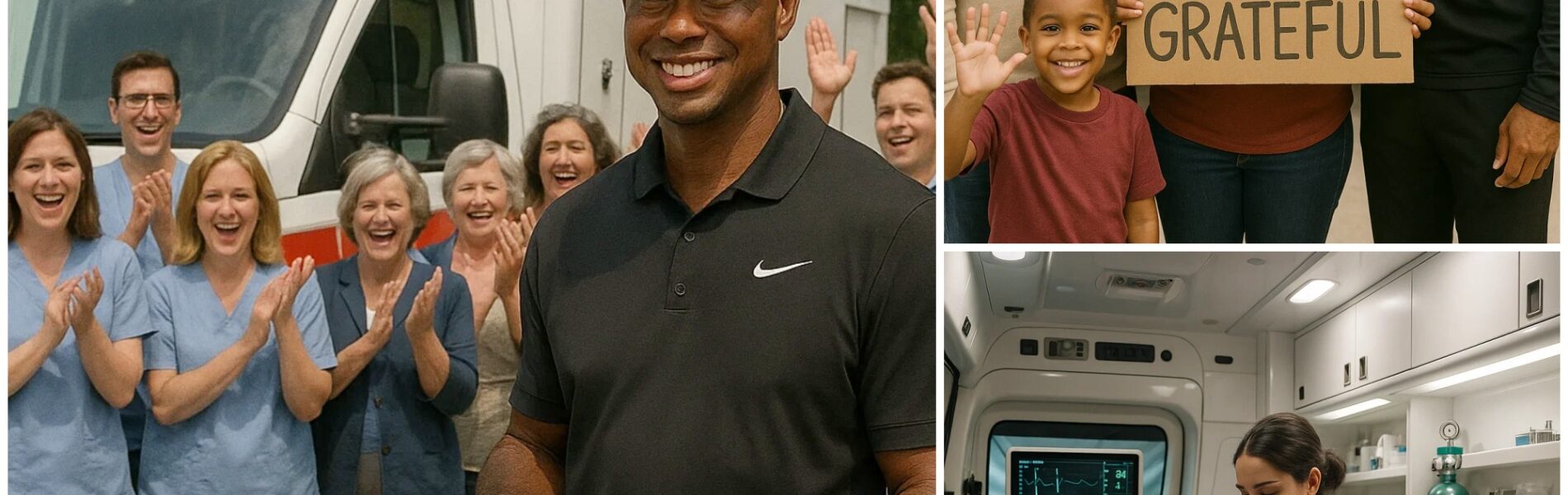 Tiger Woods’ Powerful Legacy: Golf Legend Gifts Cutting-Edge Ambulance to Save Lives in His Hometown — A Hero’s Heart Beyond the Greens