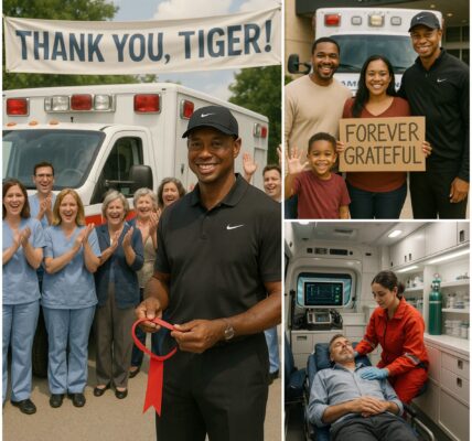 Tiger Woods’ Powerful Legacy: Golf Legend Gifts Cutting-Edge Ambulance to Save Lives in His Hometown — A Hero’s Heart Beyond the Greens