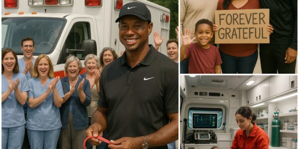 Tiger Woods’ Powerful Legacy: Golf Legend Gifts Cutting-Edge Ambulance to Save Lives in His Hometown — A Hero’s Heart Beyond the Greens