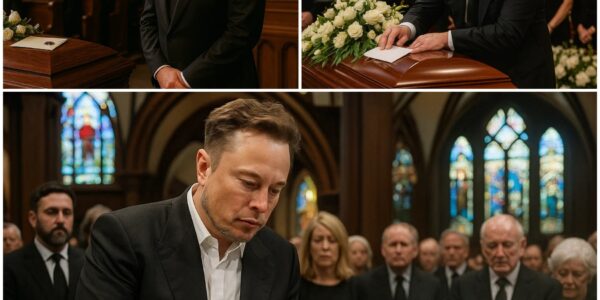 Elon Musk unexpectedly visited Brandon Blackstock's funeral, the crowd was surprised, but his next action moved the whole church. They couldn't believe their eyes... In a rare, heartfelt moment, Elon placed a sealed letter atop Brandon’s casket—revealing a secret bond forged through kindness and an unspoken promise that few ever knew existed.