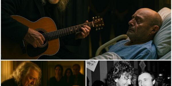 “The Last Song”: Robert Plant’s Unforgettable Visit to Phil Collins’ Hospital Bed Leaves Room in Tears