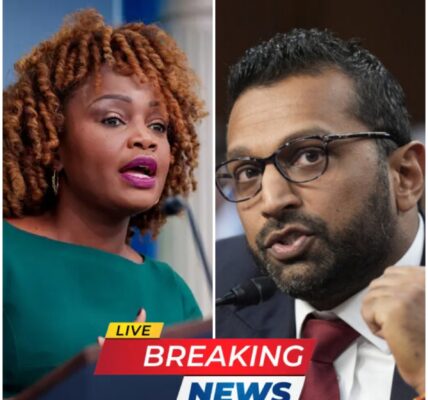BREAKING NEWS: Karine Jean-Pierre Stuns Kash Patel on Live TV with a Savage Comeback — Entire America Left in Shock!