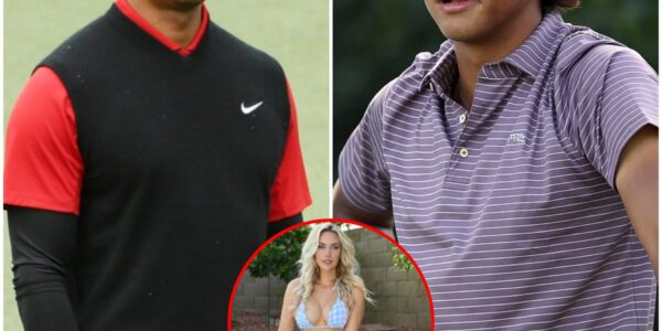 TENSION ERUPTS 🚨 “Have you lost your mind completely?!” – Tiger Woods’ 8 SHOCKING words to son Charlie after explosive Paige Spiranac scandal rock the golf world, leaving the young star frozen in stunned silence.