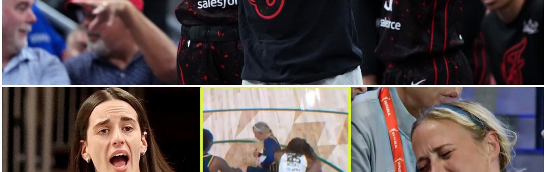 BREAKING NEWS: In a tense and fierce match between the Indiana Fever and the Seattle Storm, the anger reached its peak when Sophie Cunningham was pushed to the ground by a Storm player, but the referee ignored this blatant foul. This decision not to call a penalty caused outrage from Caitlin Clark, whose subsequent actions sent the referee into a meltdown.