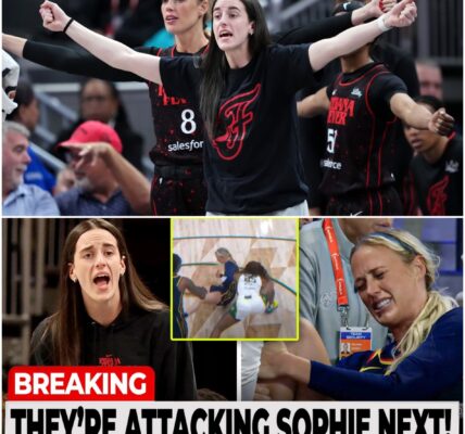 BREAKING NEWS: In a tense and fierce match between the Indiana Fever and the Seattle Storm, the anger reached its peak when Sophie Cunningham was pushed to the ground by a Storm player, but the referee ignored this blatant foul. This decision not to call a penalty caused outrage from Caitlin Clark, whose subsequent actions sent the referee into a meltdown.