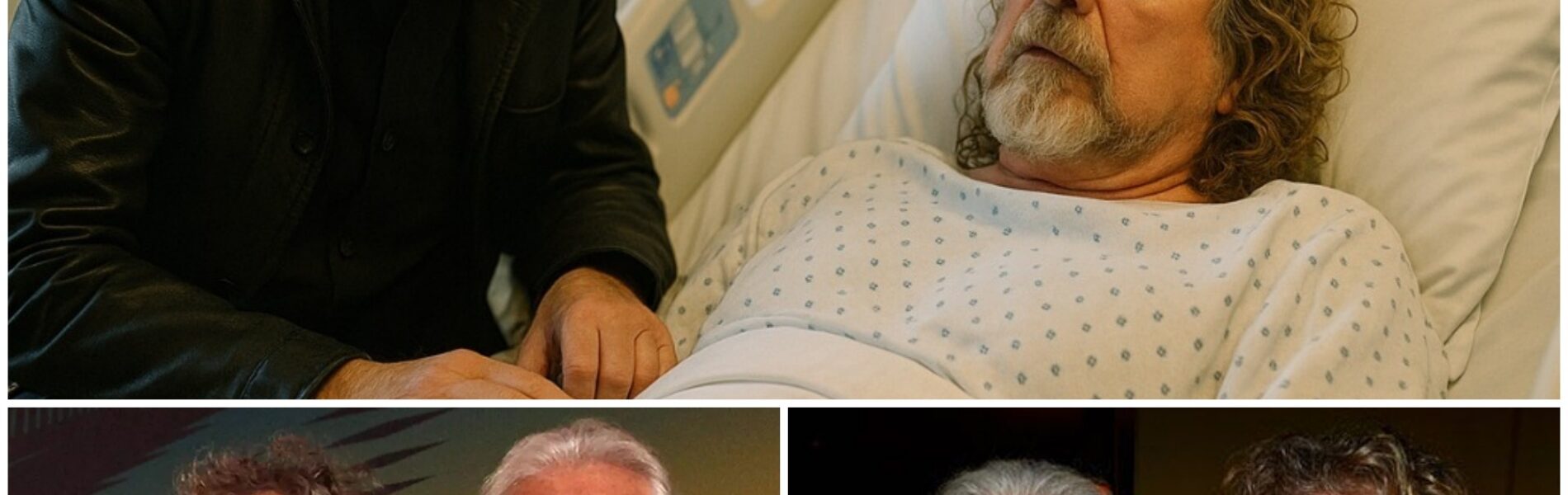 The rock world is holding its breath as Led Zeppelin legend Robert Plant was rushed to a London hospital in what sources describe as a “severe case of exhaustion,” leaving fans across the globe deeply concerned.