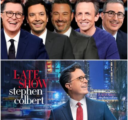 When Late Night's Avengers Unite – A Historic Moment on The Late Show!